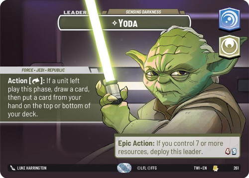 Yoda, Sensing Darkness (Showcase Frame)