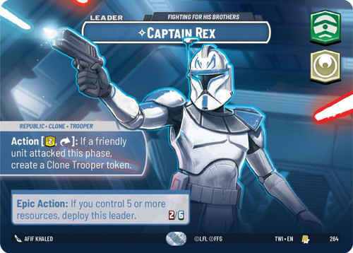 Captain Rex, Fighting For His Brothers (Showcase Frame)