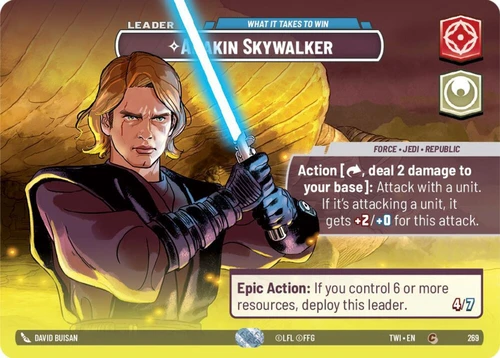 Anakin Skywalker, What it Takes to Win (Showcase Frame)