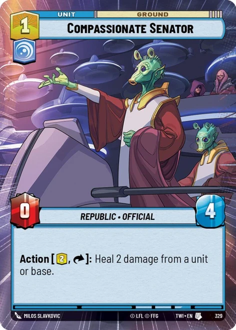 Compassionate Senator (Hyperspace Foil)
