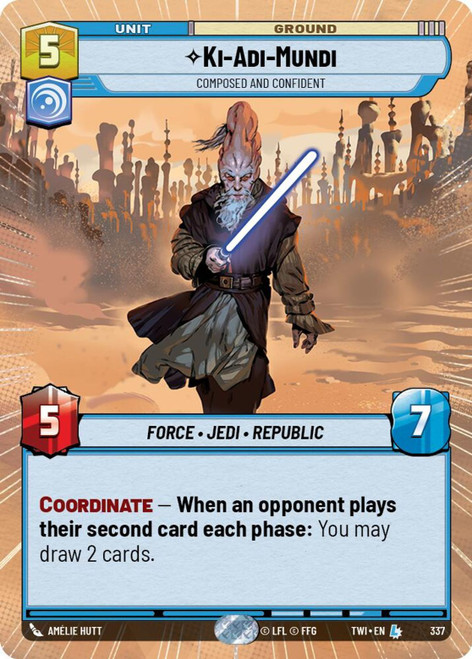 Ki-Adi-Mundi, Composed and Confident (Hyperspace Foil)