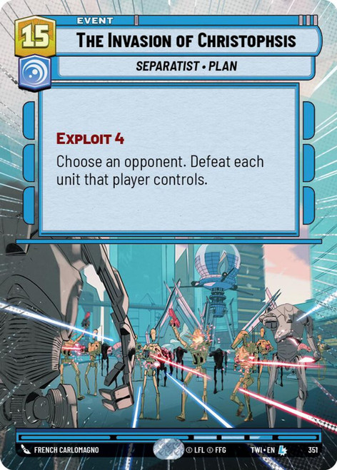 The Invasion of Christophsis (Hyperspace Foil)