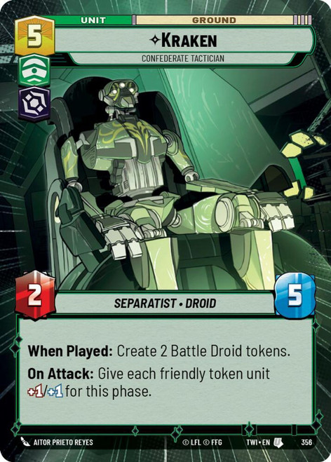 Kraken, Confederate Tactician (Hyperspace Foil)