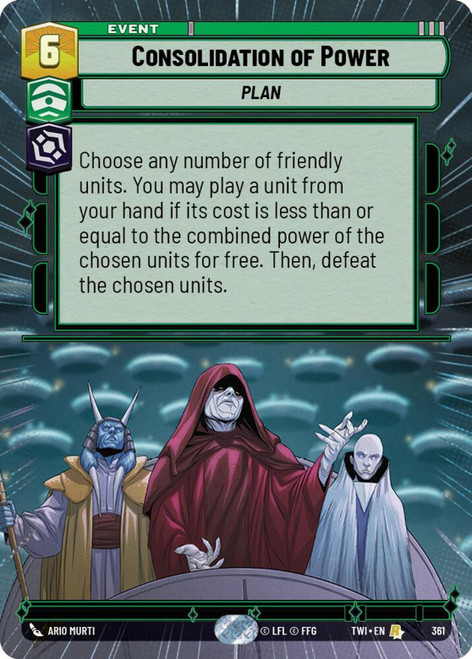 Consolidation of Power (Hyperspace Foil)