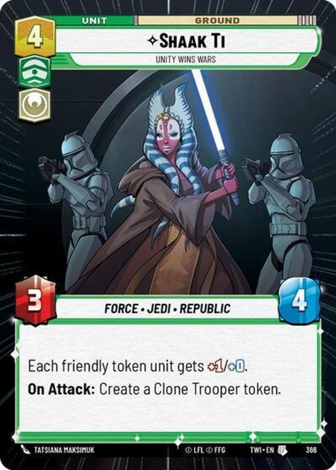 Shaak Ti, Unity Wins Wars (Hyperspace Foil)