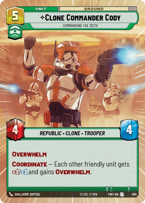 Clone Commander Cody, Commanding the 212th (Hyperspace Foil)