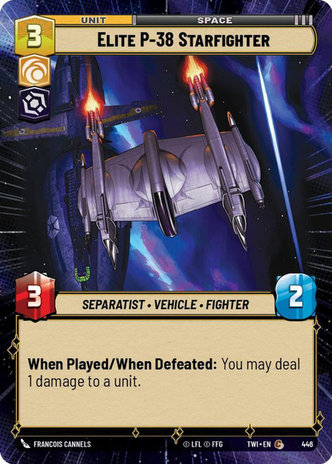 Elite P-38 Starfighter (Hyperspace Foil)