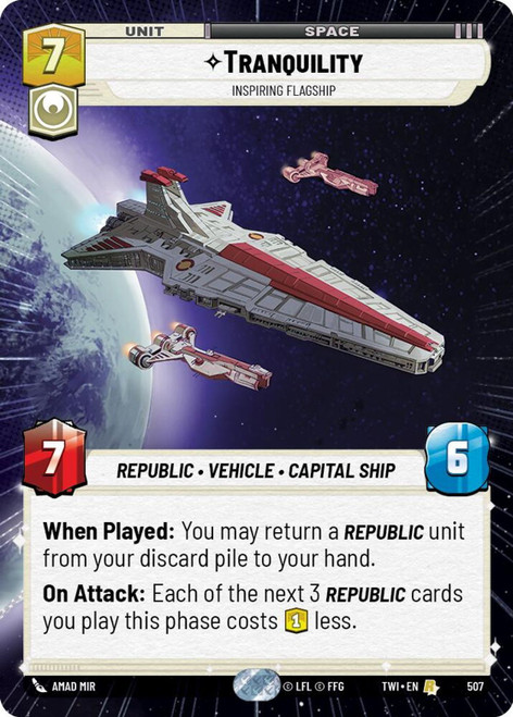 Tranquility, Inspiring Flagship (Hyperspace Foil)