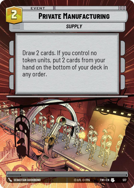 Private Manufacturing (Hyperspace Foil)
