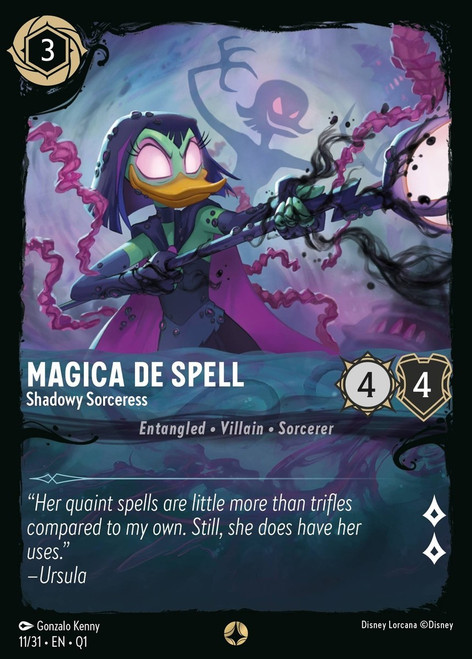 Magica De Spell,Shadowy Sorceress (Deep Trouble)