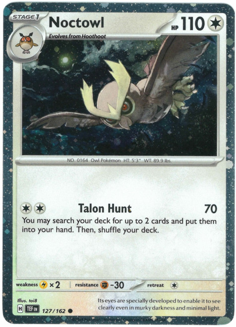 SV Temporal Forces 127/162 Noctowl (Cosmo Holo)