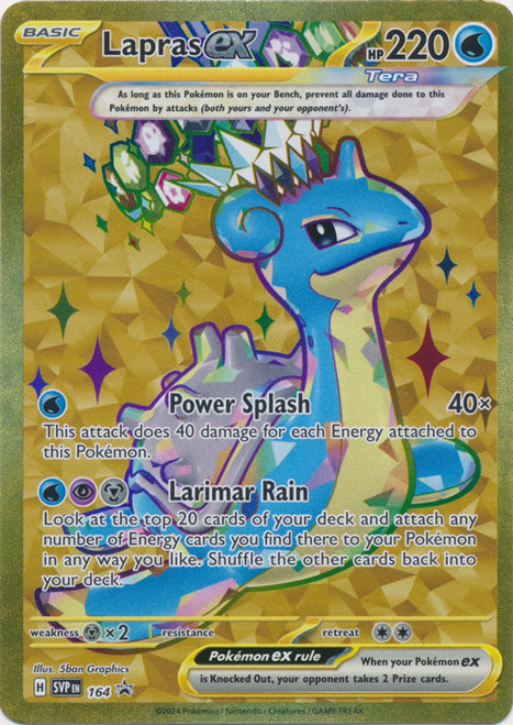 Scarlet & Violet Promo SVP164 Lapras ex (Secret Rare)