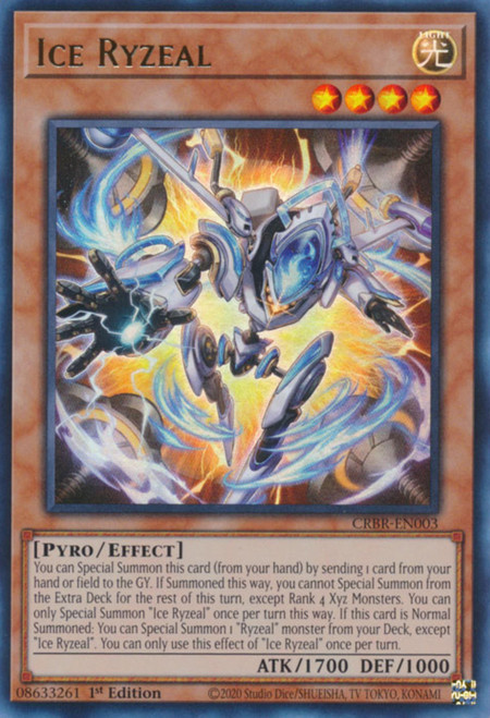 CRBR-EN003 Ice Ryzeal (Ultra Rare)
