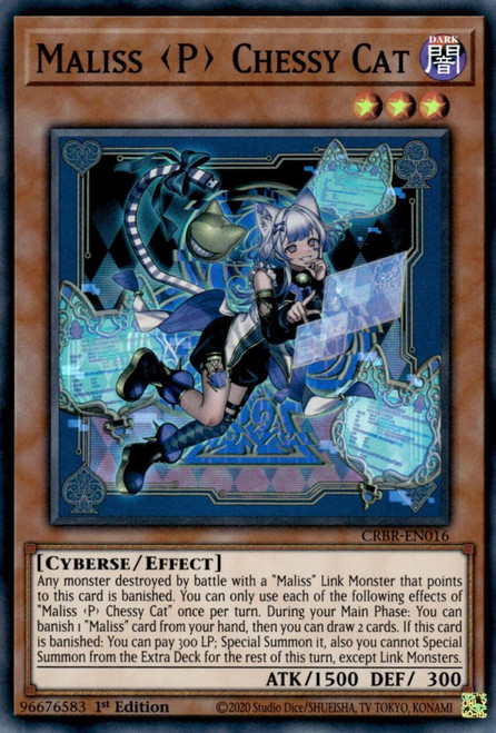 CRBR-EN016 Maliss <P> Chessy Cat (Collector's Rare)