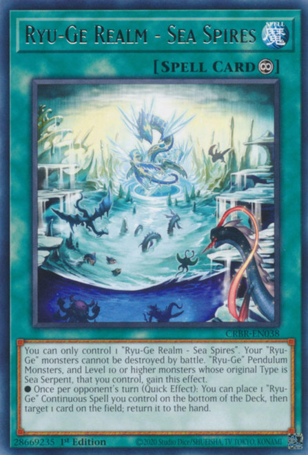 CRBR-EN038 Ryu-Ge Realm - Sea Spires (Rare)