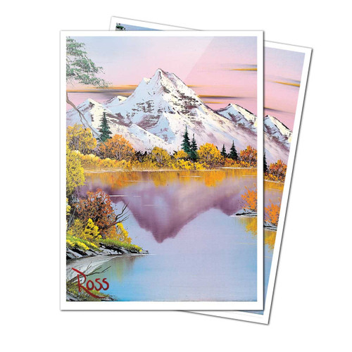 Bob Ross Mighty Mountain Lake 105ct APEX(TM) Deck Protector Sleeves