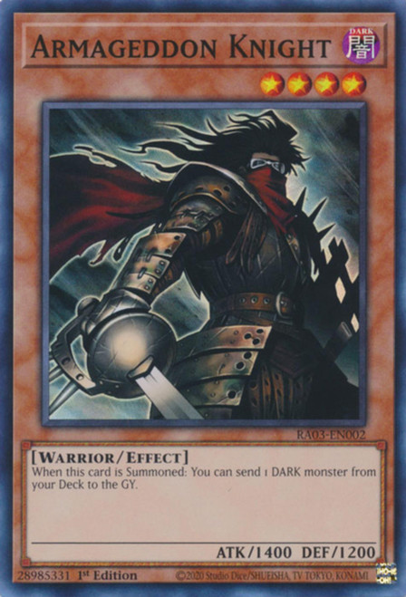 RA03-EN002 Armageddon Knight (Super Rare)