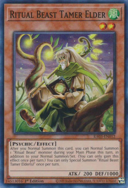 RA03-EN012 Ritual Beast Tamer Elder (Super Rare)