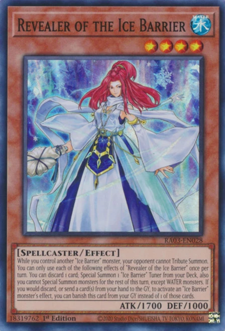RA03-EN028 Revealer of the Ice Barrier (Super Rare)