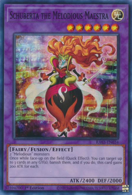 RA03-EN034 Schuberta the Melodious Maestra (Super Rare)