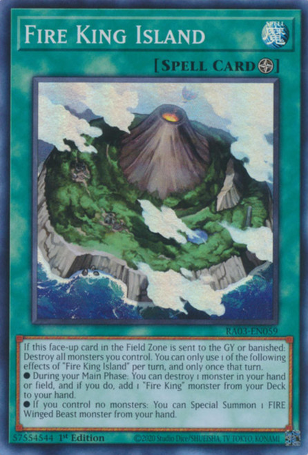 RA03-EN059 Fire King Island (Super Rare)