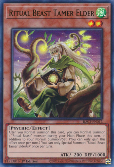 RA03-EN012 Ritual Beast Tamer Elder (Ultra Rare)