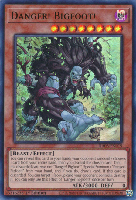 RA03-EN019 Danger Bigfoot (Ultra Rare)