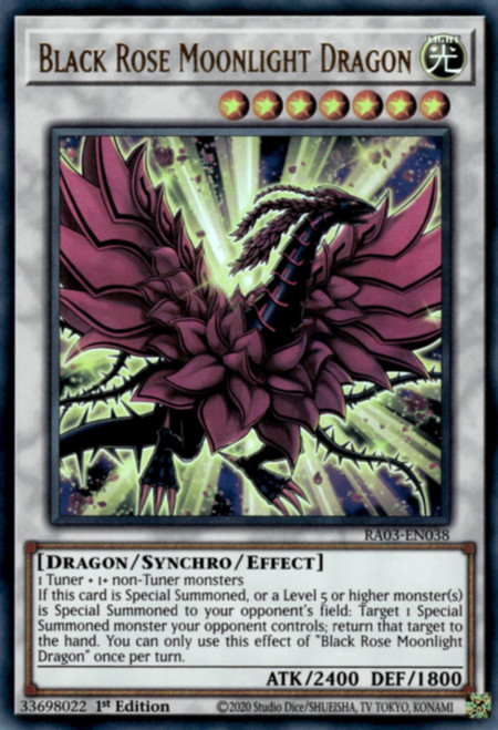 RA03-EN038 Black Rose Moonlight Dragon (Ultra Rare)