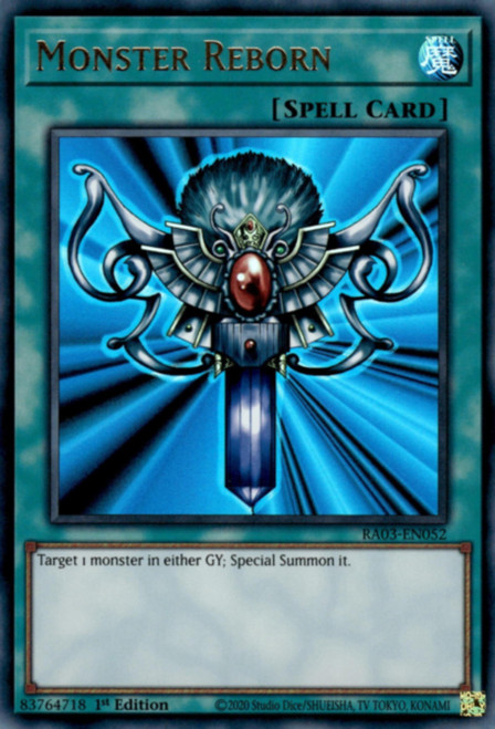 RA03-EN052 Monster Reborn (Ultra Rare)
