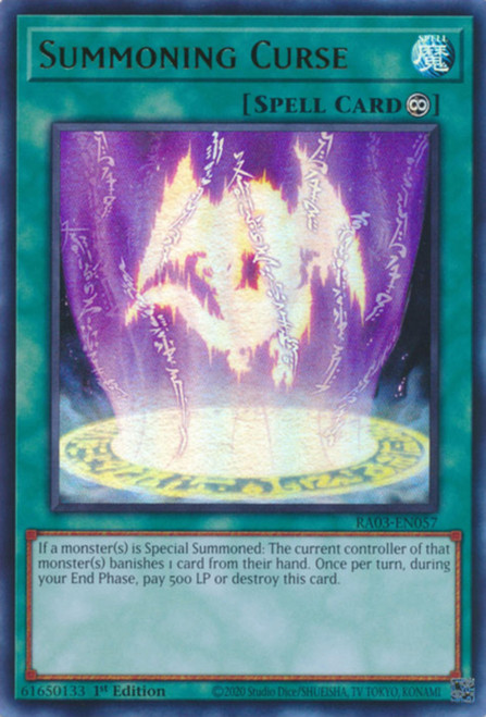 RA03-EN057 Summoning Curse (Ultra Rare)