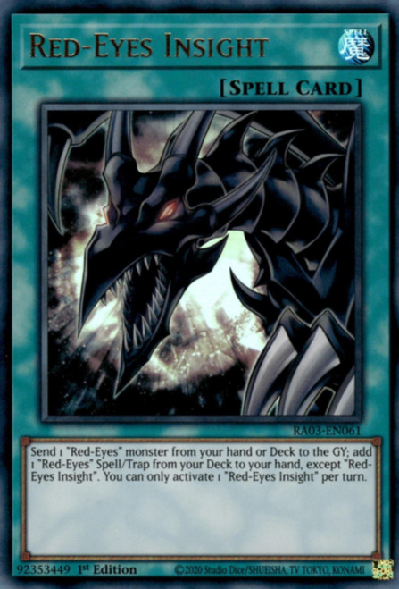 RA03-EN061 Red-Eyes Insight (Ultra Rare)