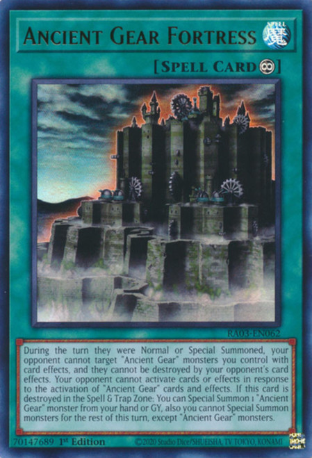 RA03-EN062 Ancient Gear Fortress (Ultra Rare)