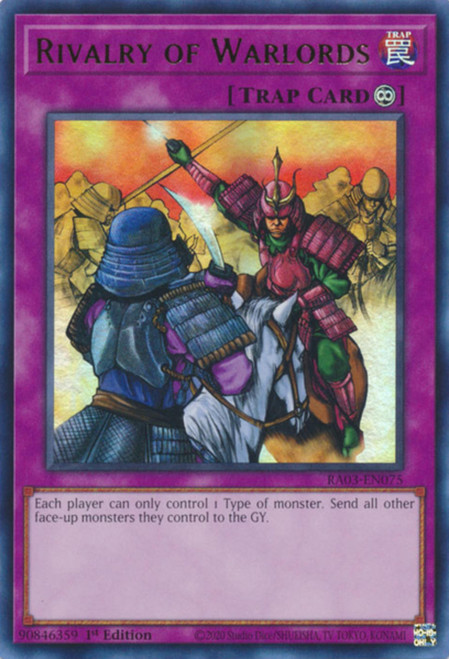RA03-EN075 Rivalry of Warlords (Ultra Rare)