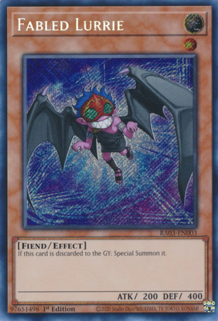 RA03-EN003 Fabled Lurrie (Secret Rare)