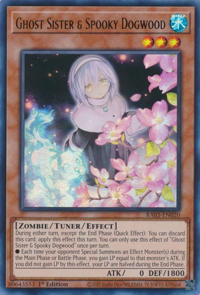 RA03-EN020 Ghost Sister & Spooky Dogwood (Alternate Artwork) (Secret Rare)