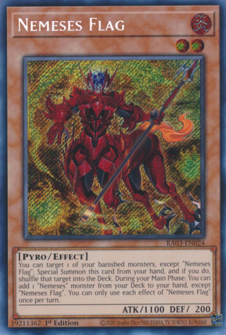 RA03-EN024 Nemeses Flag (Secret Rare)