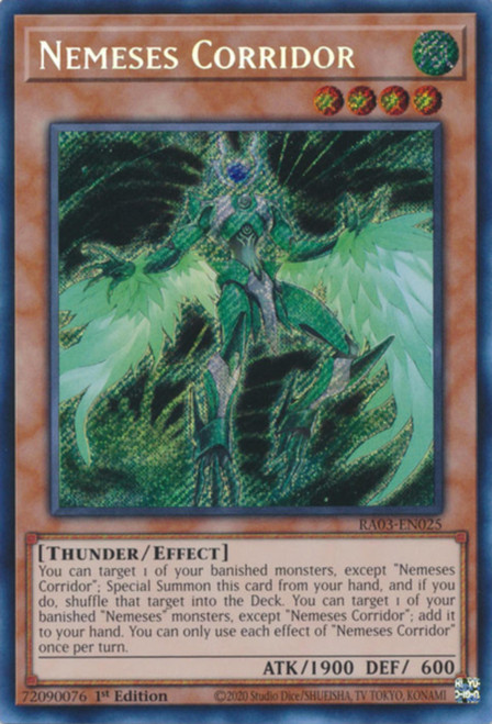 RA03-EN025 Nemeses Corridor (Secret Rare)