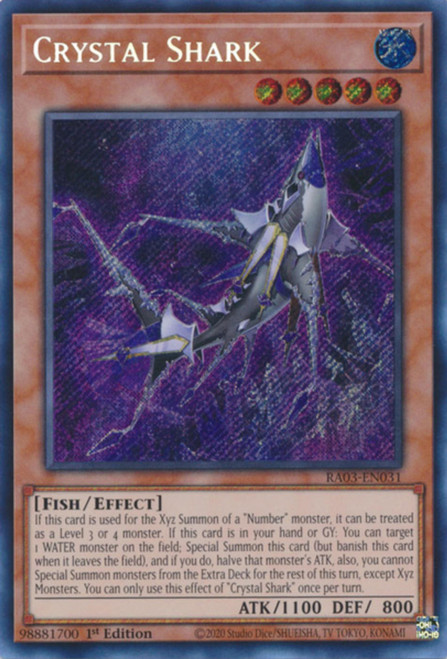 RA03-EN031 Crystal Shark (Secret Rare)