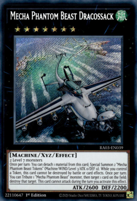 RA03-EN039 Mecha Phantom Beast Dracossack (Secret Rare)
