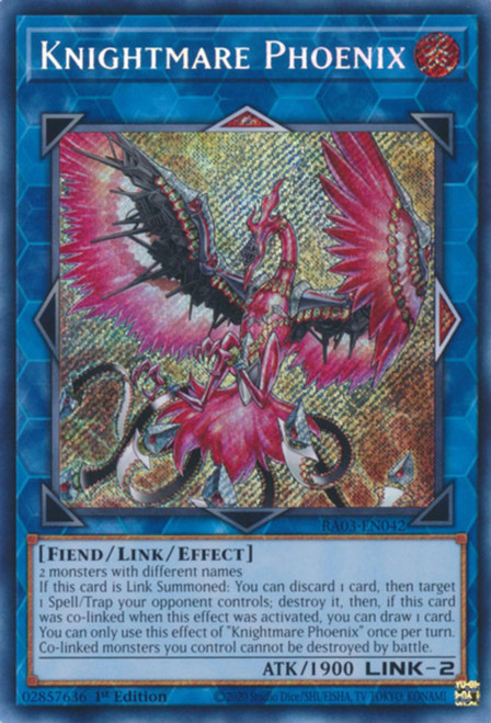 RA03-EN042 Knightmare Phoenix (Secret Rare)