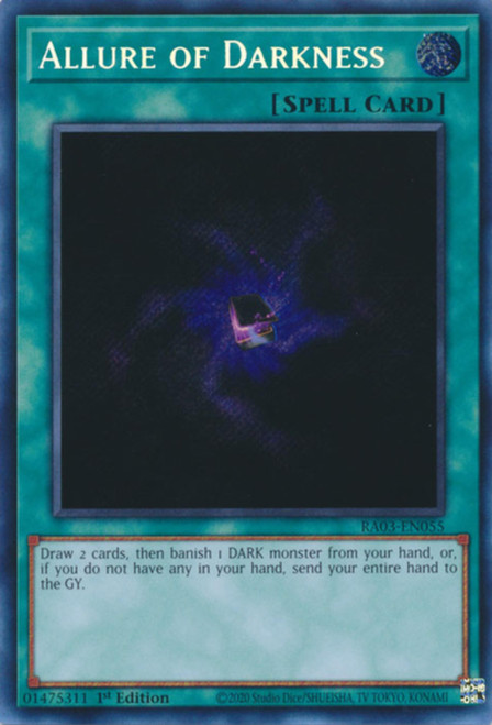 RA03-EN055 Allure of Darkness (Secret Rare)