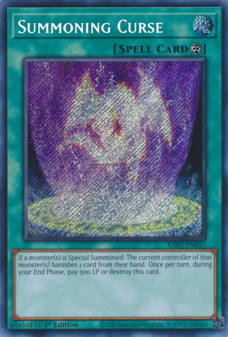 RA03-EN057 Summoning Curse (Secret Rare)