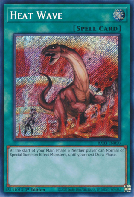RA03-EN058 Heat Wave (Secret Rare)