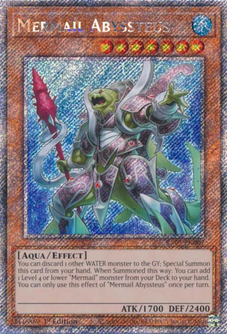 RA03-EN007 Mermail Abyssteus (Platinum Secret Rare)