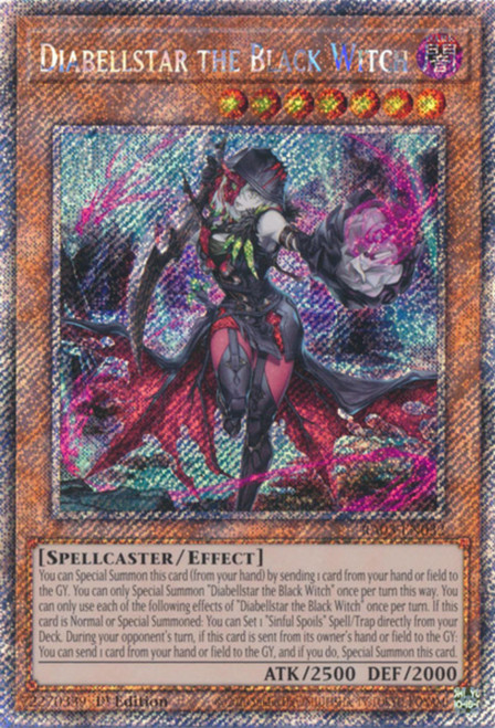 RA03-EN032 Diabellstar the Black Witch (Platinum Secret Rare)