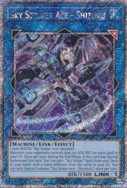 RA03-EN043 Sky Striker Ace - Shizuku (Platinum Secret Rare)