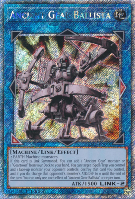 RA03-EN046 Ancient Gear Ballista (Platinum Secret Rare)