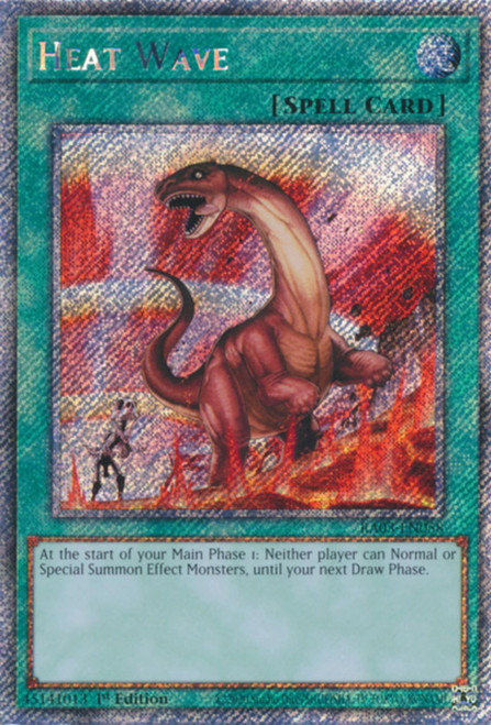 RA03-EN058 Heat Wave (Platinum Secret Rare)