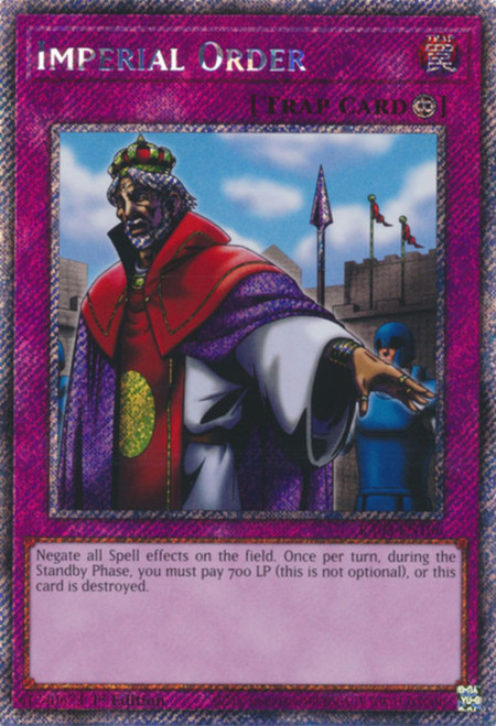 RA03-EN106 Imperial Order (Platinum Secret Rare)