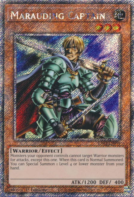RA03-EN118 Marauding Captain (Platinum Secret Rare)